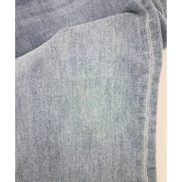 Pilcro Anthropologie Jeans Size 32 Blue High Rise Bootcut Embroidered Cropped - Picture 4 of 14